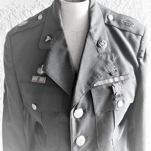 Men's Army Sargent Uniform with medals and badges